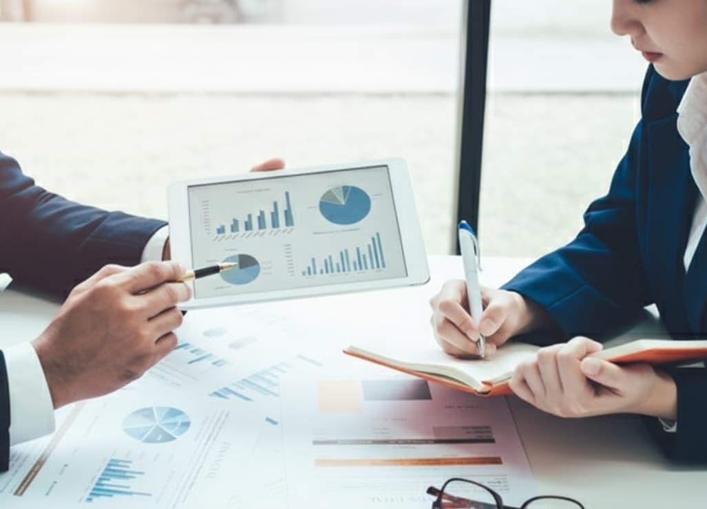 Consulting team at work